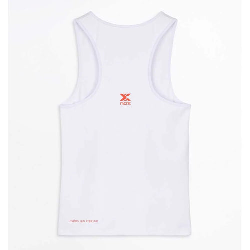 Camiseta Nox tirantes mujer TEAM blanco